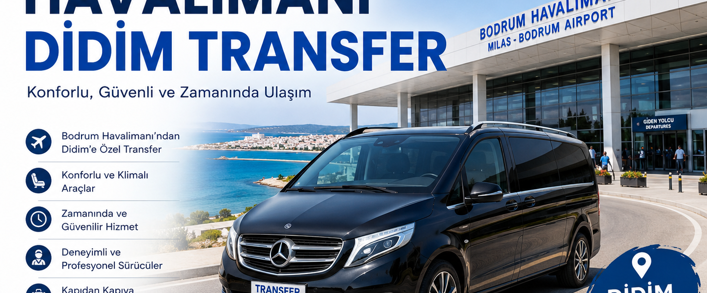 Bodrum Havalimanı Didim Transfer